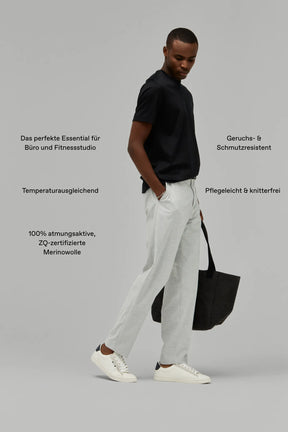 T-Shirt Kurzarm Luxe Wool