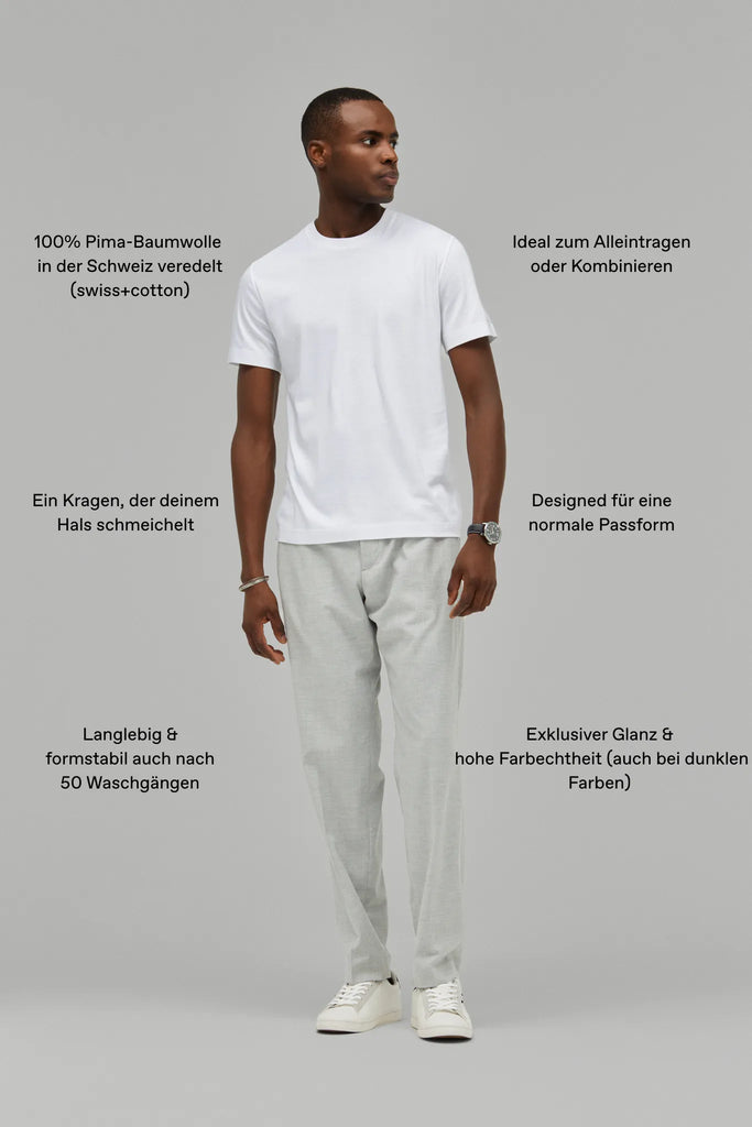 T-Shirt Kurzarm Swiss Cotton