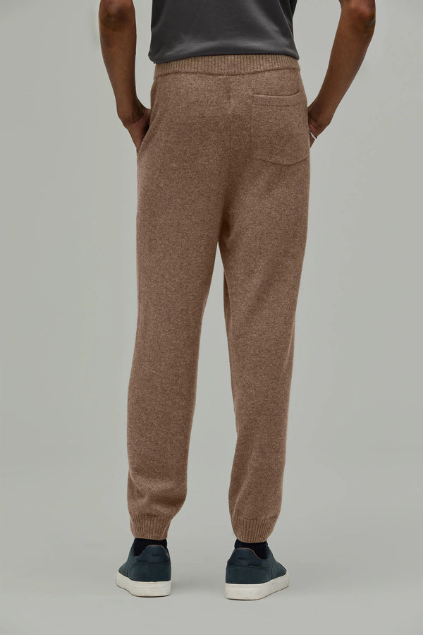 Kaschmir Jogging Hose Organic Brown#Farbe_Organic Brown