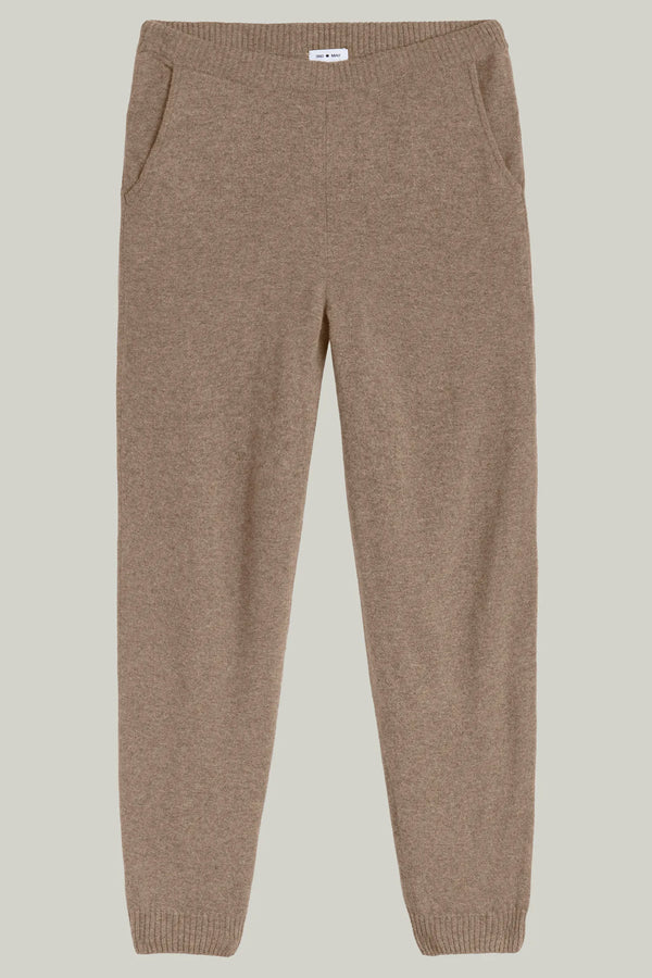 Kaschmir Jogging Hose Organic Brown#Farbe_Organic Brown