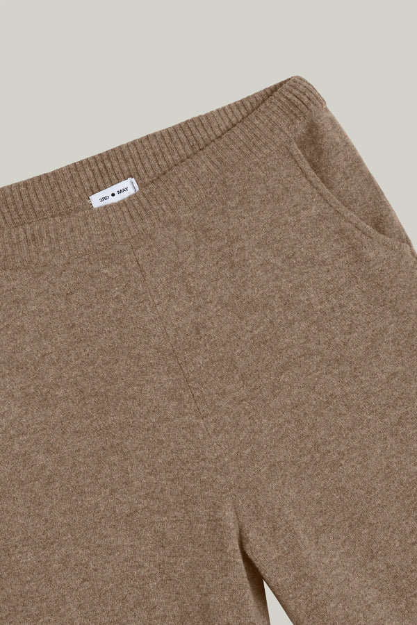 Kaschmir Jogging Hose Organic Brown#Farbe_Organic Brown