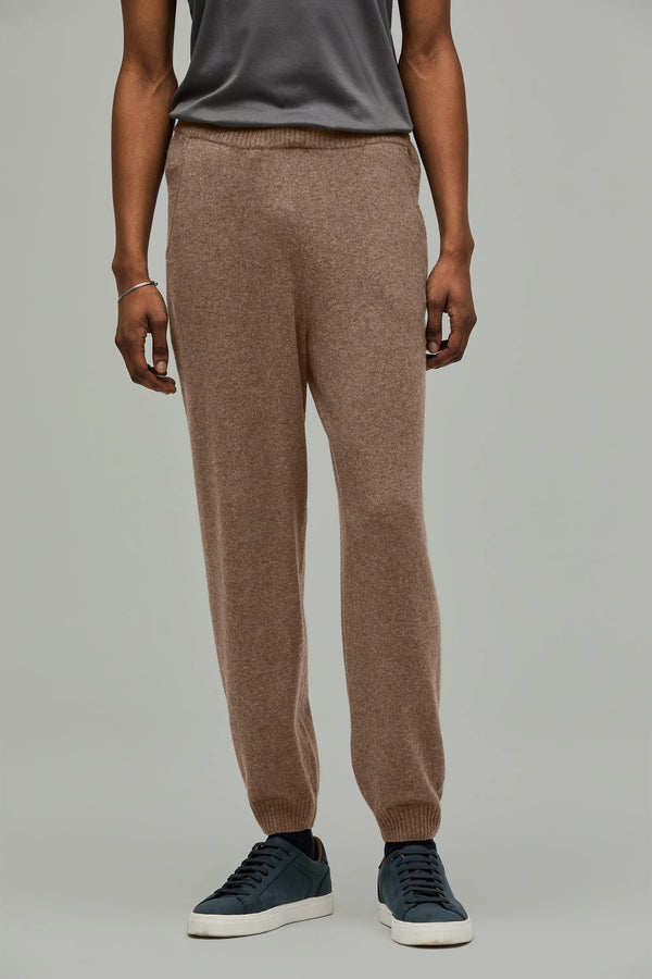 Kaschmir Jogging Hose Organic Brown#Farbe_Organic Brown