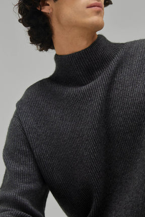 Kaschmir Pullover Funnel Neck