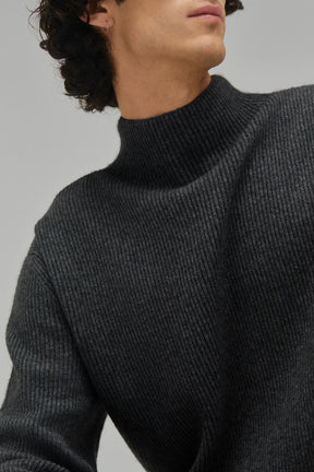 Kaschmir Pullover Funnel Neck