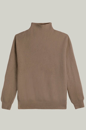 Kaschmir Pullover Funnel Neck