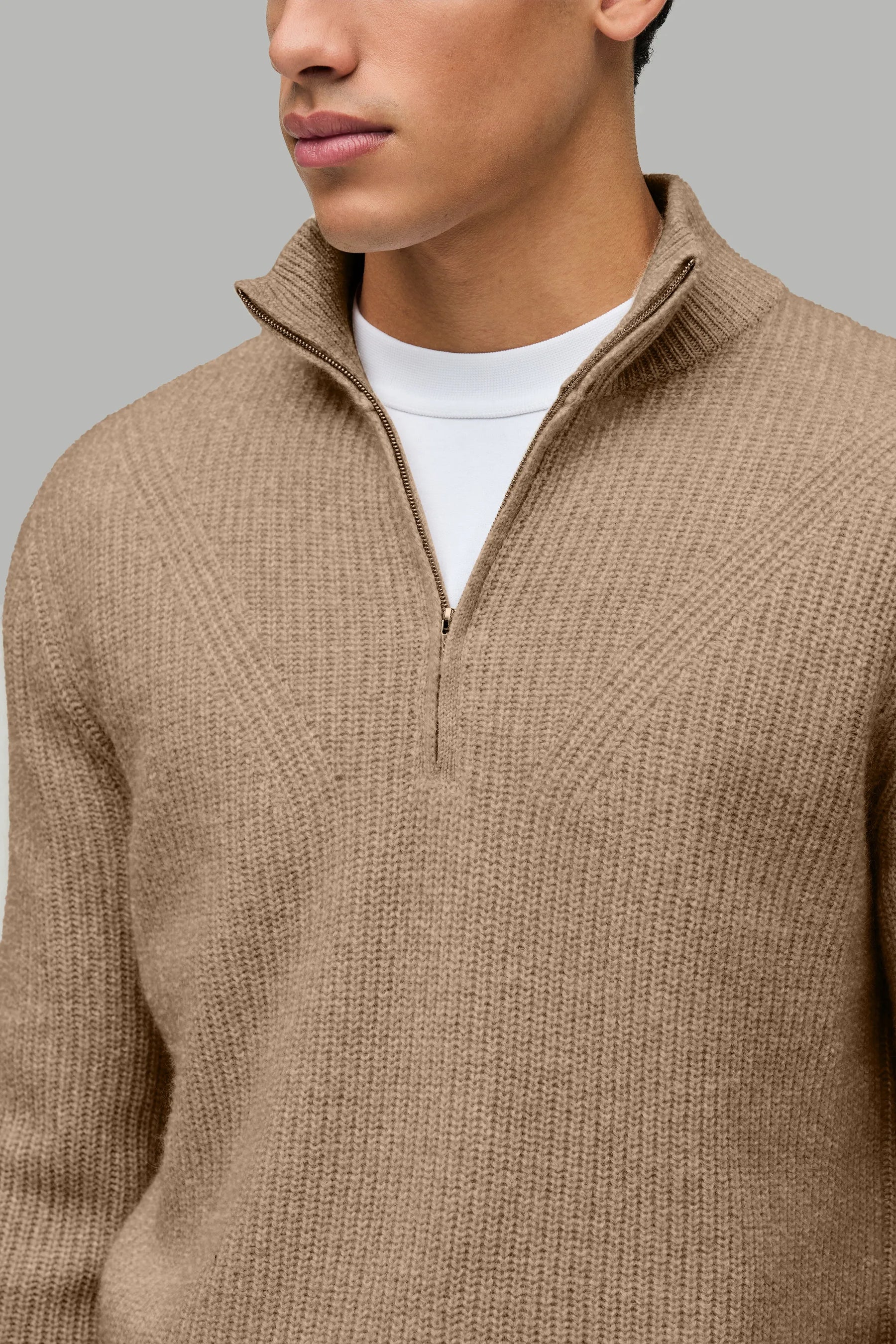Kaschmir Pullover Troyer