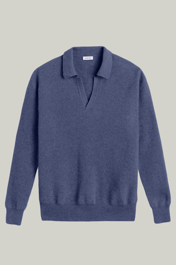Kaschmir Pullover Polo Kragen