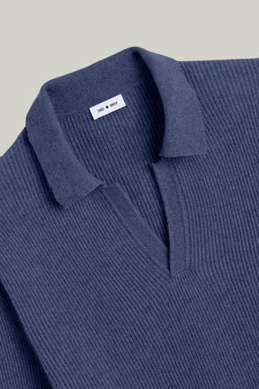 Kaschmir Pullover Polo Kragen