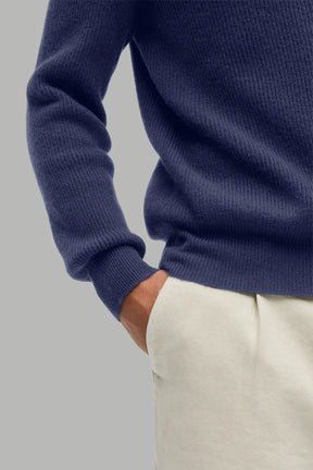 Kaschmir Pullover Polo Kragen