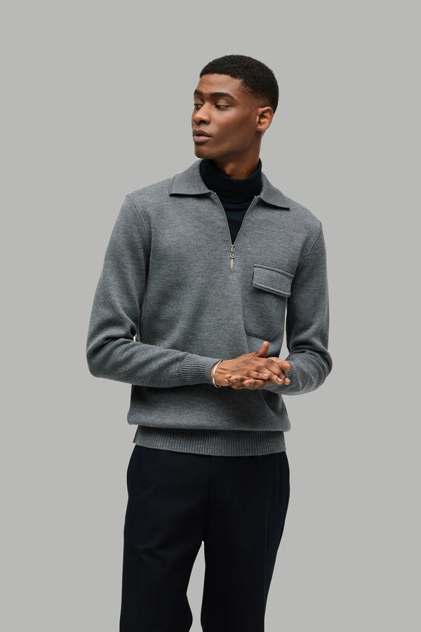 Troyer Merino Extra Fine Grey Melange#Farbe_Grey Melange