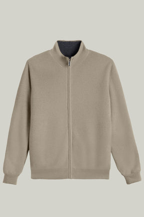 Kaschmir Strickjacke Reversibel