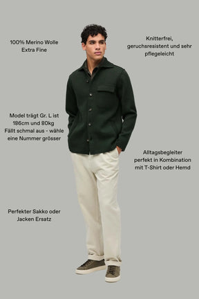 Overshirt Heavy Knit Merino Extra Fine