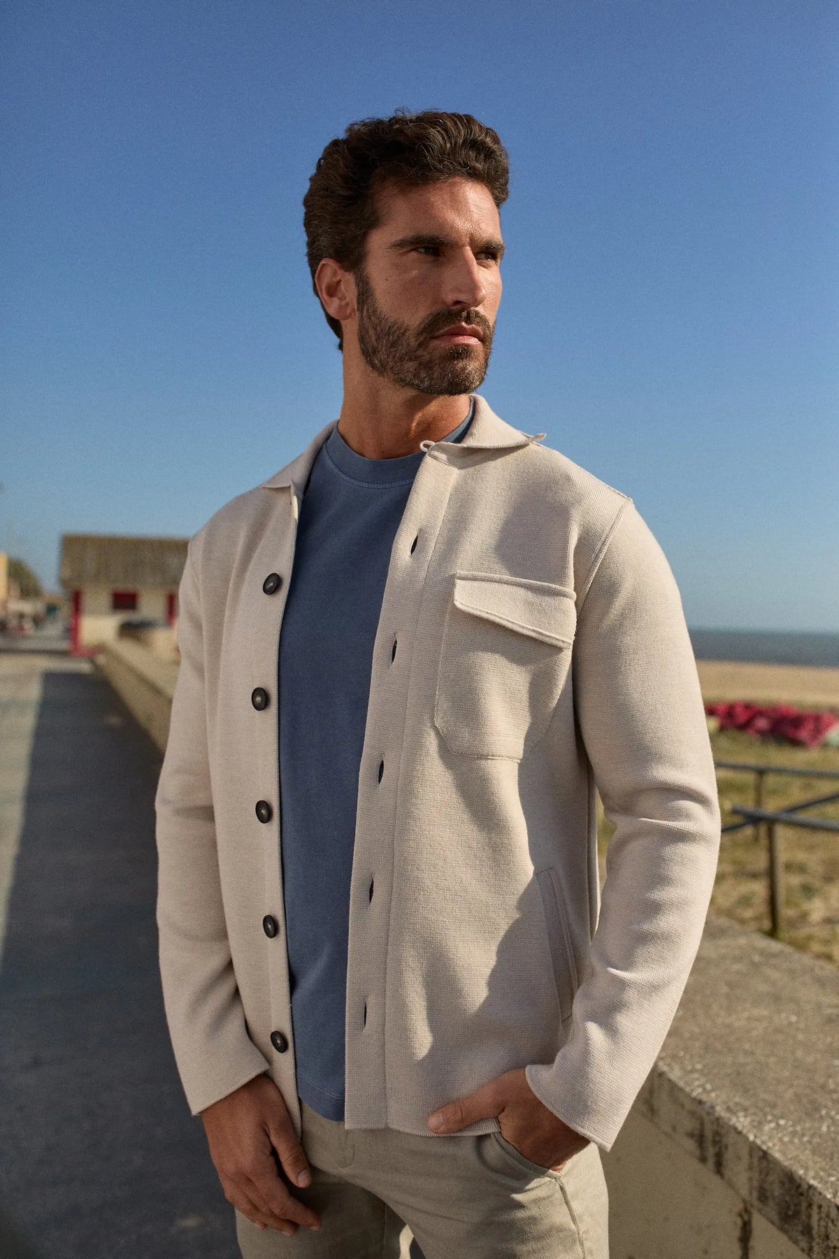 Overshirt Heavy Knit Merino Extra Fine