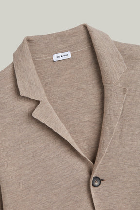 Strickblazer 2-Knopf Merino Extra Fine
