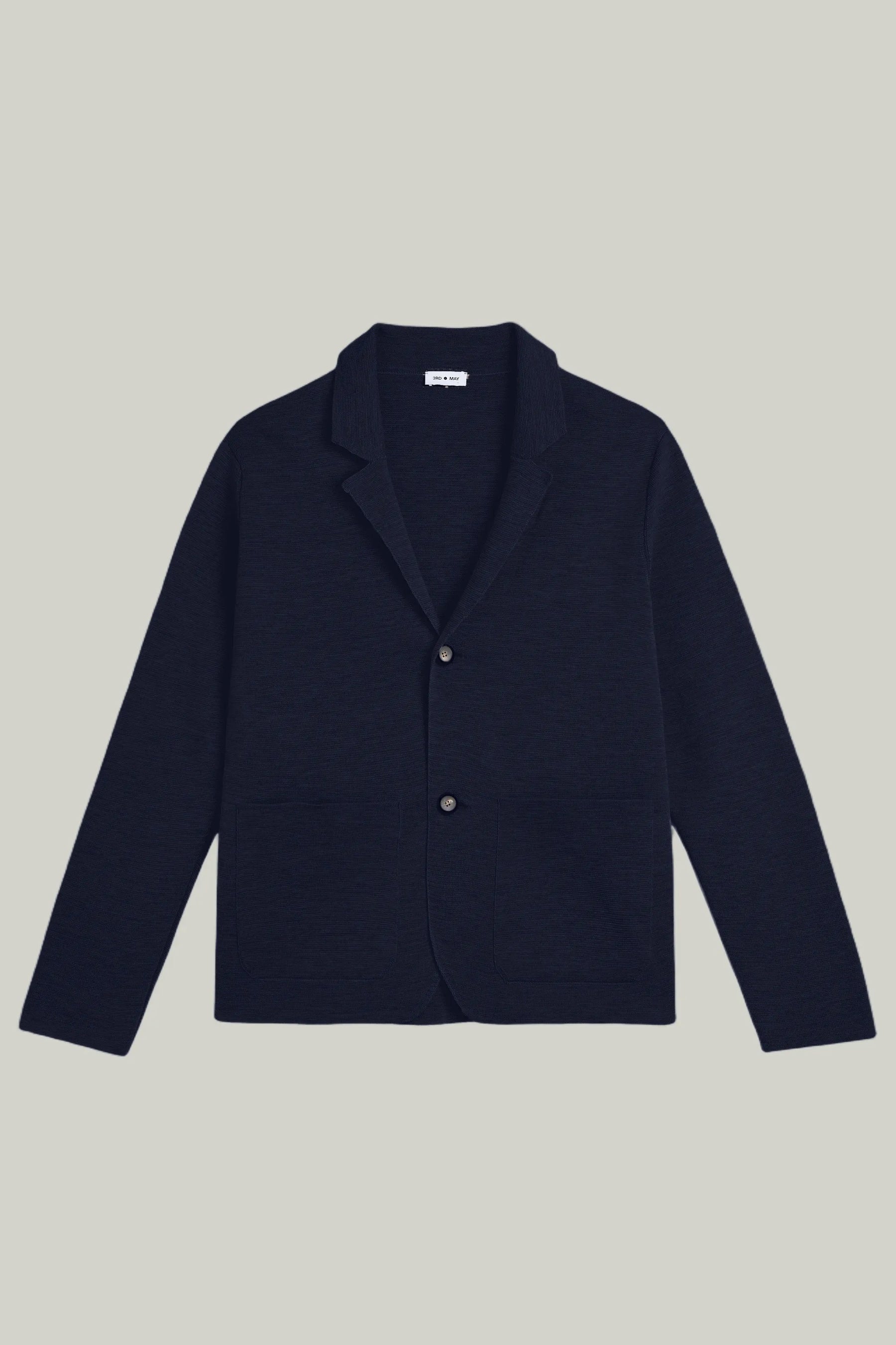 Strickblazer 2-Knopf Merino Extra Fine