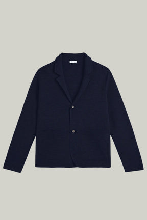 Strickblazer 2-Knopf Merino Extra Fine