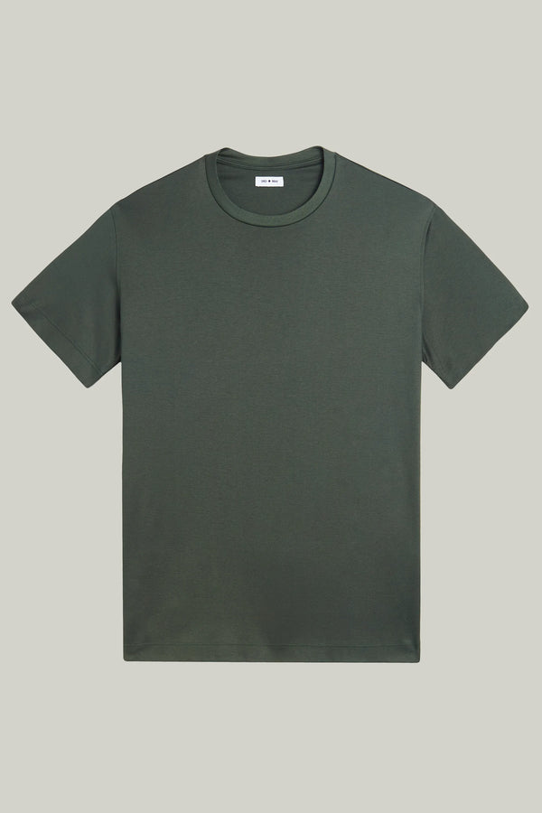 T-Shirt Kurzarm Swiss Cotton Racing Green#Farbe_Racing Green