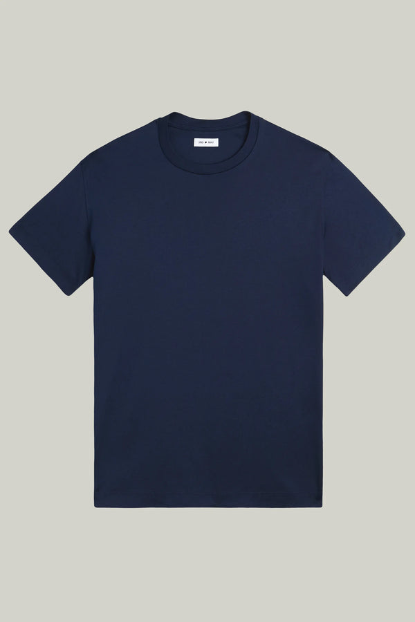 T-Shirt Kurzarm Swiss Cotton Navy#Farbe_Navy