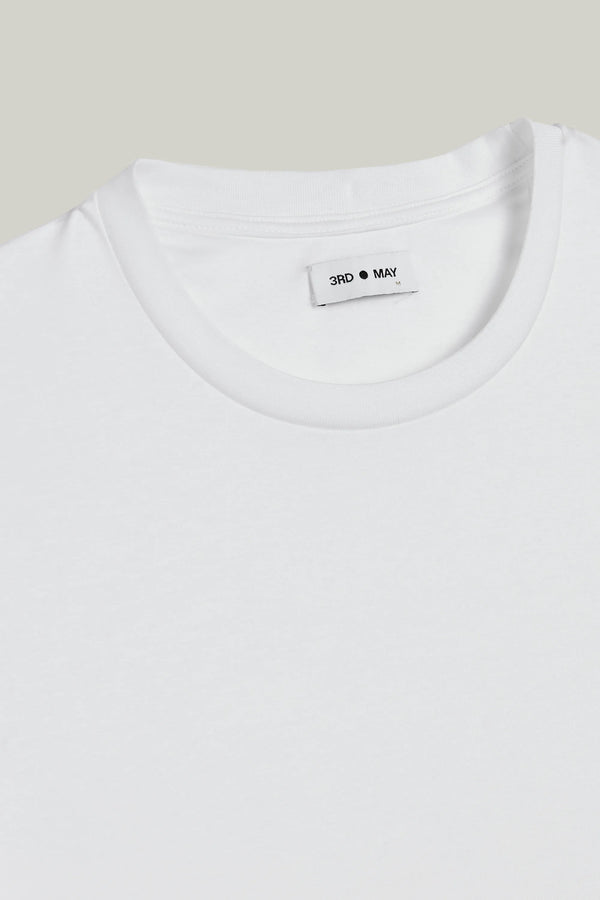 T-Shirt Kurzarm Swiss Cotton White#Farbe_White