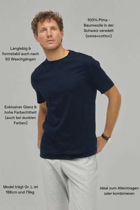 T-Shirt Kurzarm Swiss Cotton