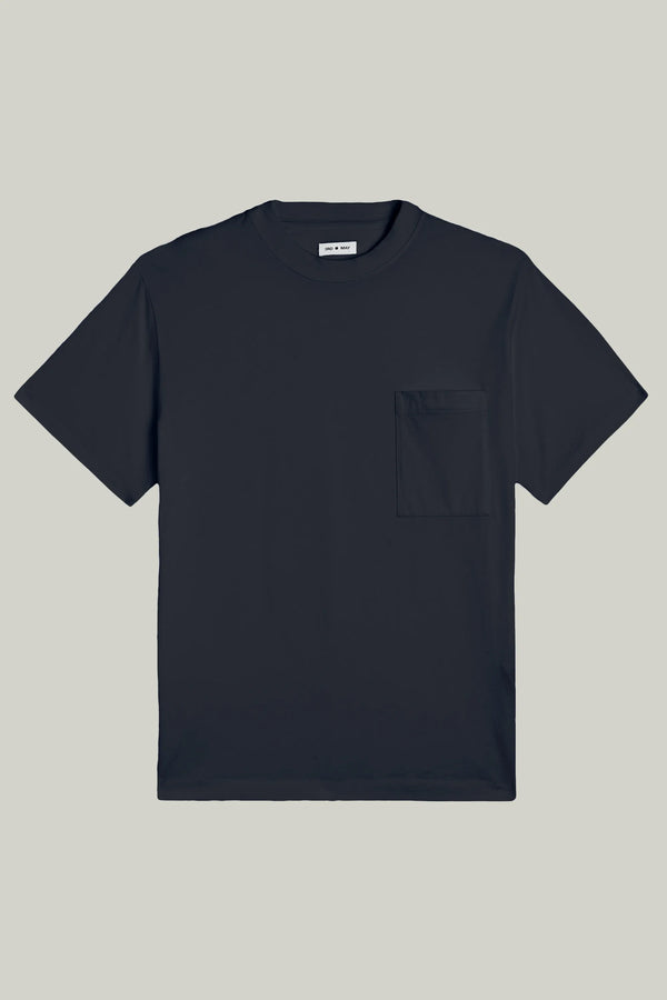 T-Shirt Kurzarm Thick Jersey Navy#Farbe_Navy