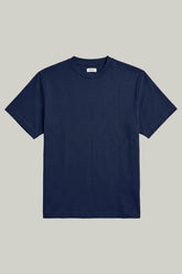 T-Shirt Kurzarm Organic Cotton Rib Navy#Farbe_Navy