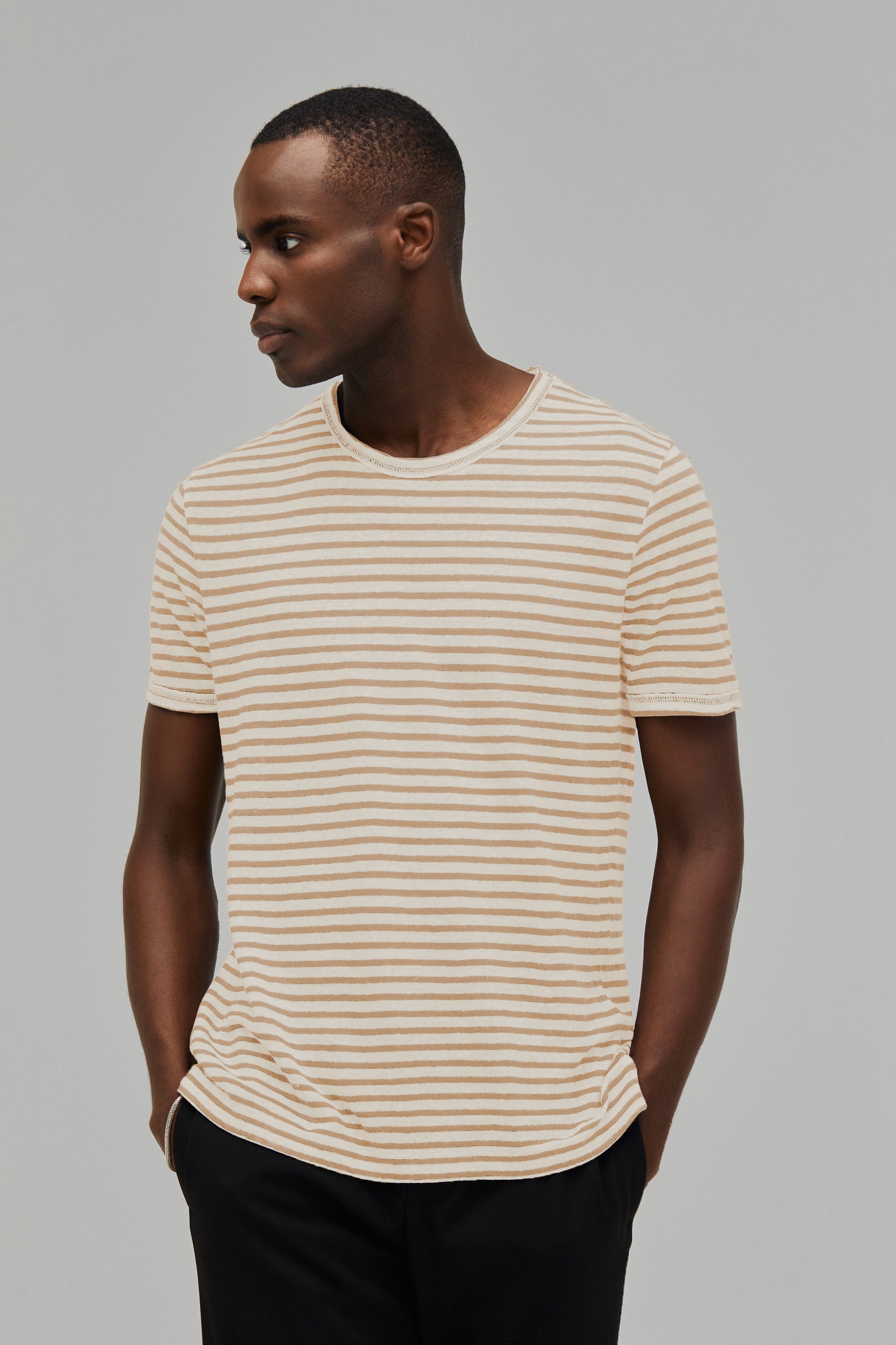 T-Shirt Kurzarm Leinen