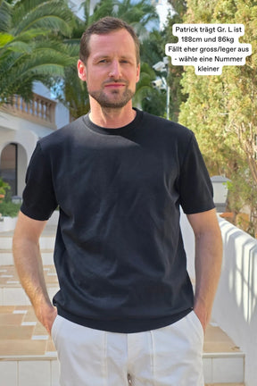 T-Shirt Kurzarm Pique Doubleface