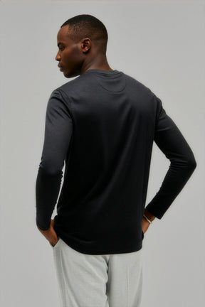 T-Shirt Langarm Luxe Wool