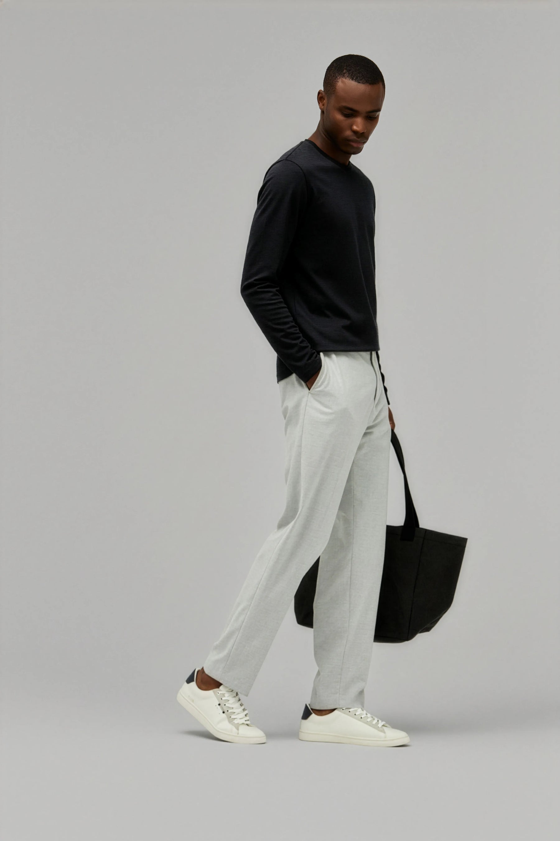 T-Shirt Langarm Luxe Wool