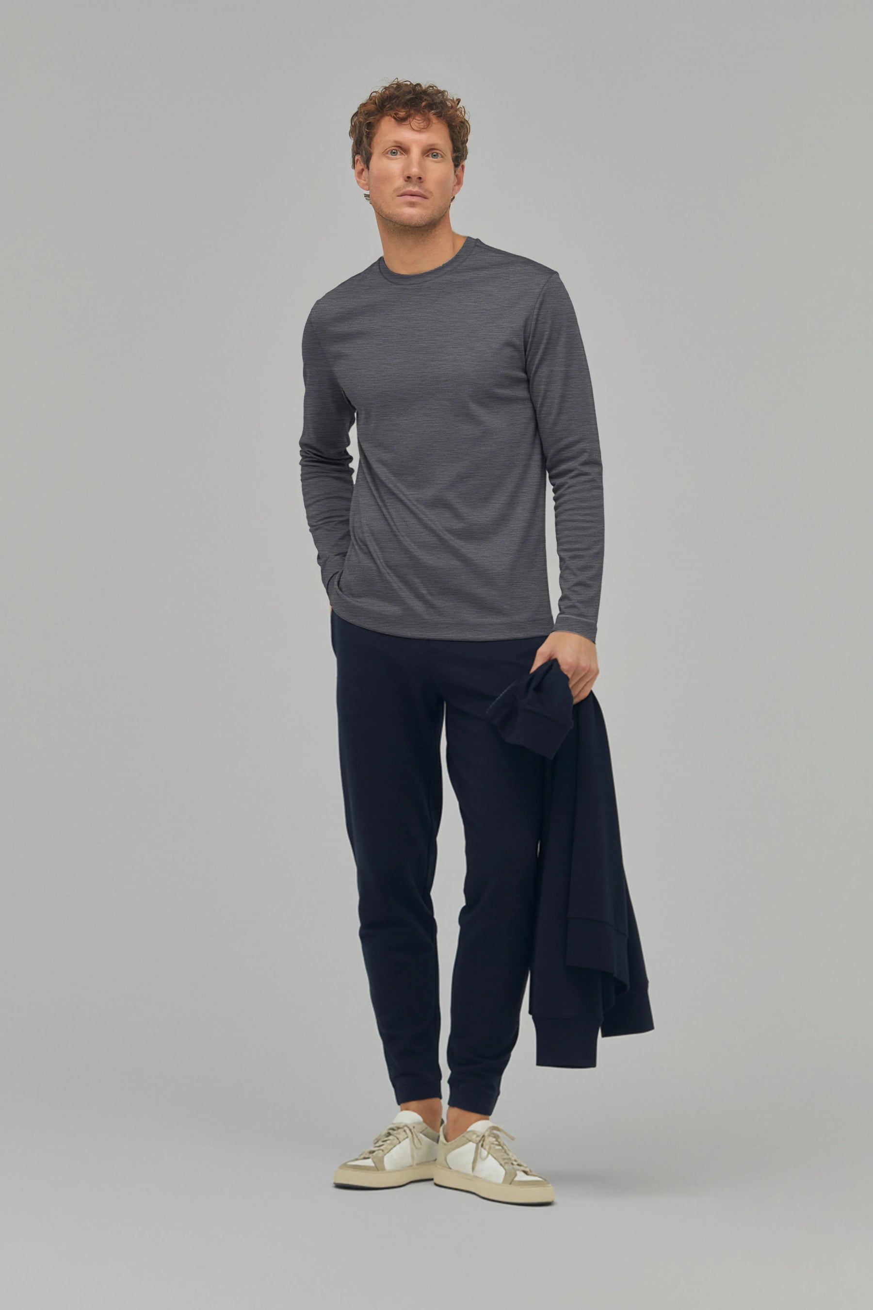 T-Shirt Langarm Luxe Wool