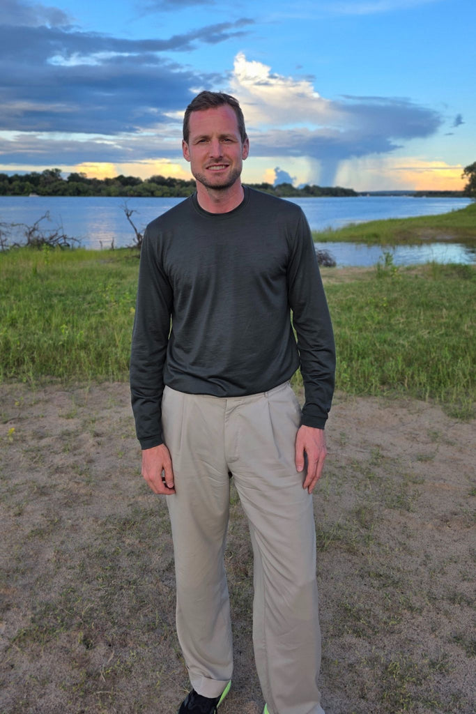 T-Shirt Langarm Luxe Wool