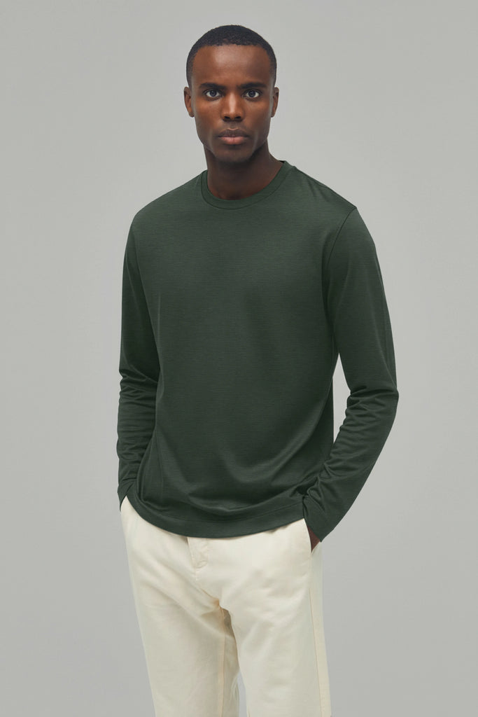 T-Shirt Langarm Luxe Wool