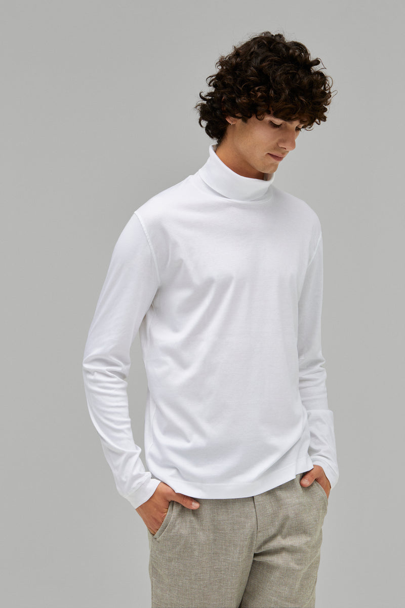 T-Shirt Rollkragen Swiss Cotton