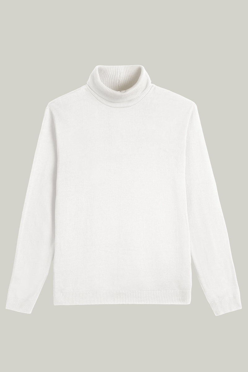 T-Shirt Rollkragen Modal Cotton