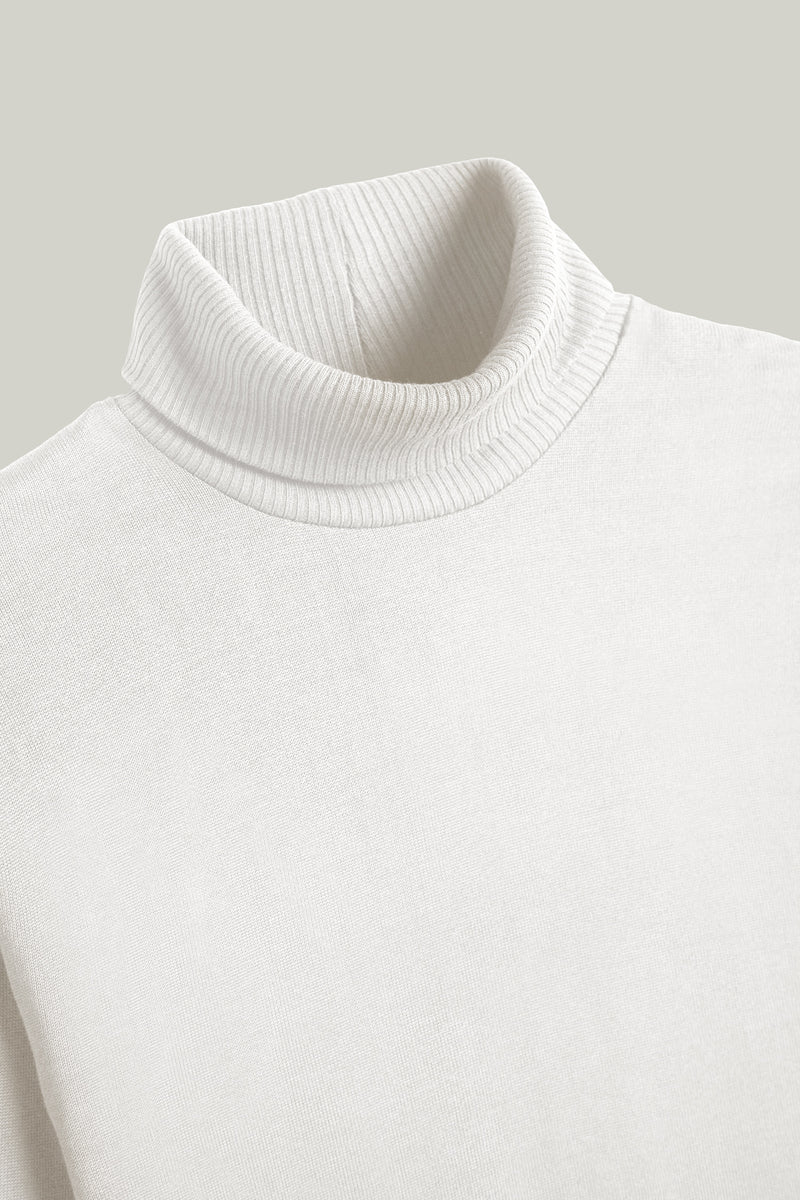T-Shirt Rollkragen Modal Cotton