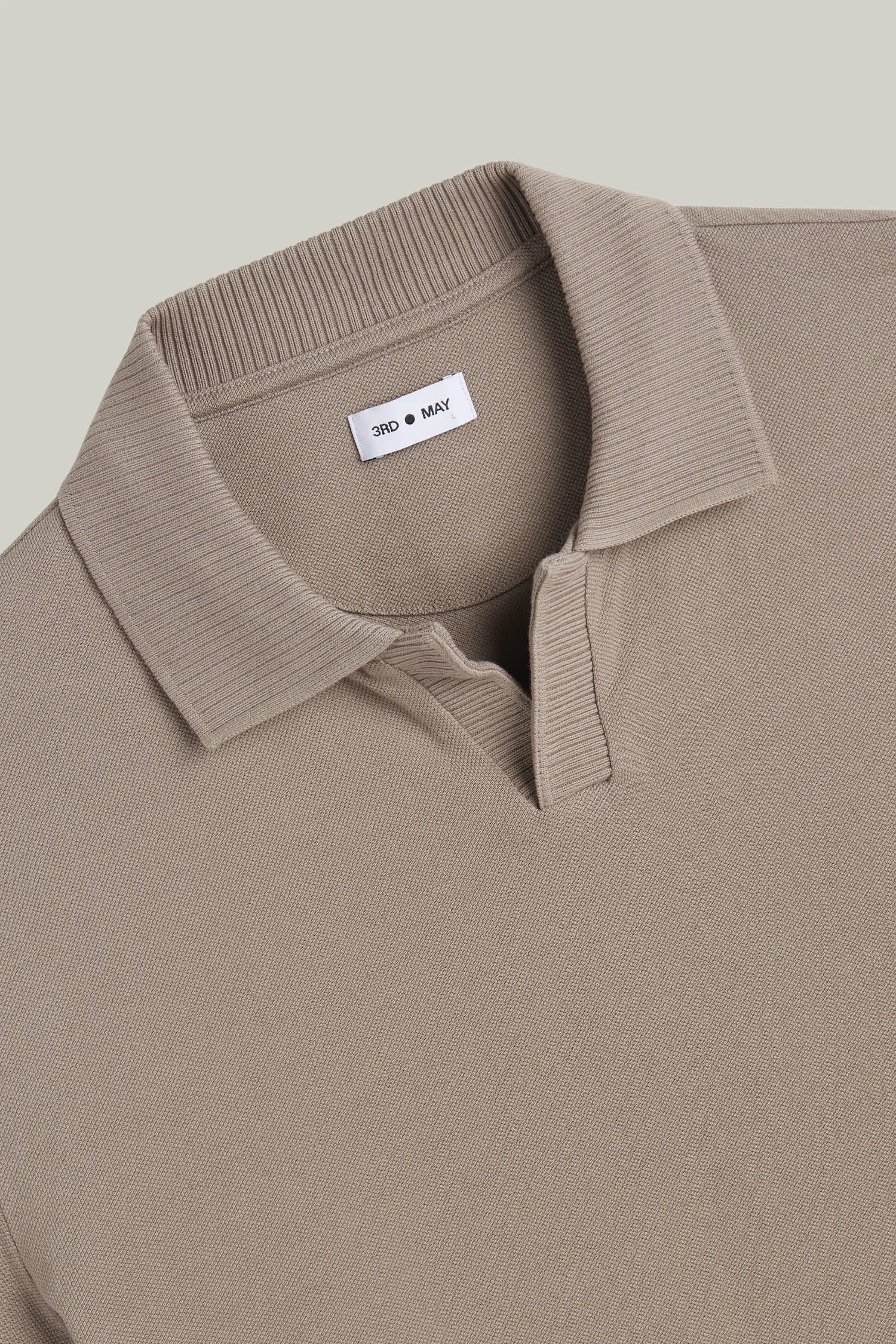 Polo-Shirt Kurzarm Pique Rippenkragen