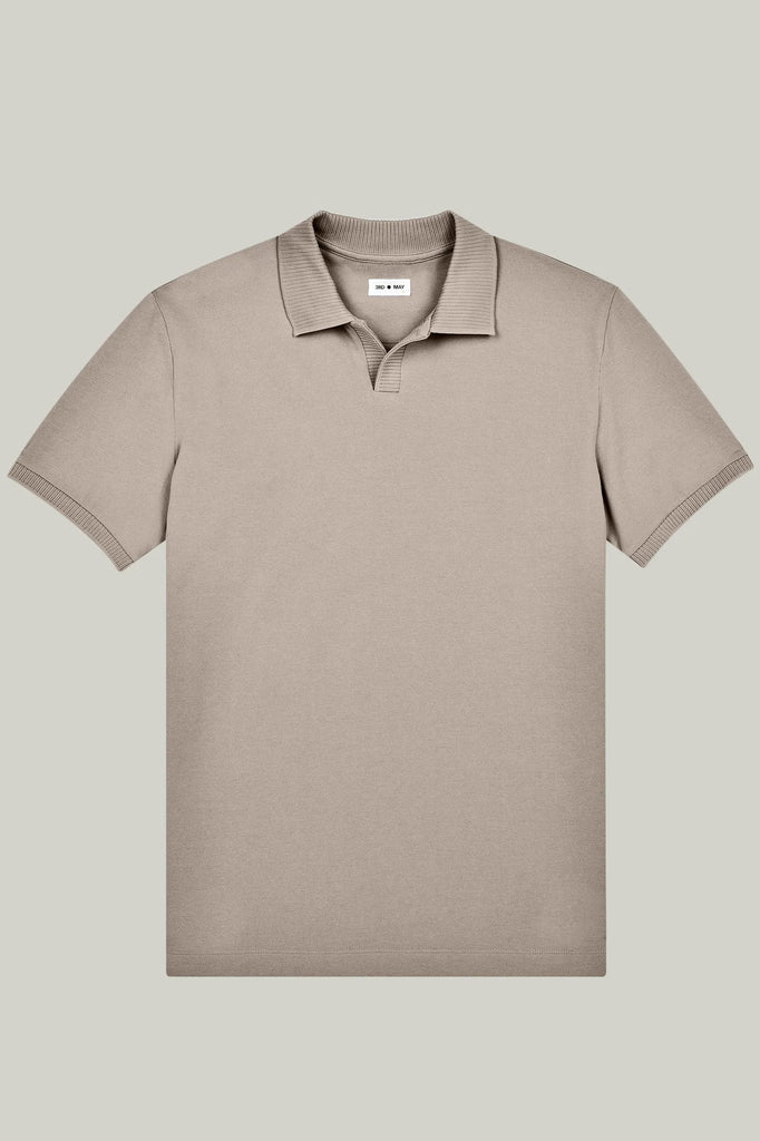 Polo-Shirt Kurzarm Pique Rippenkragen