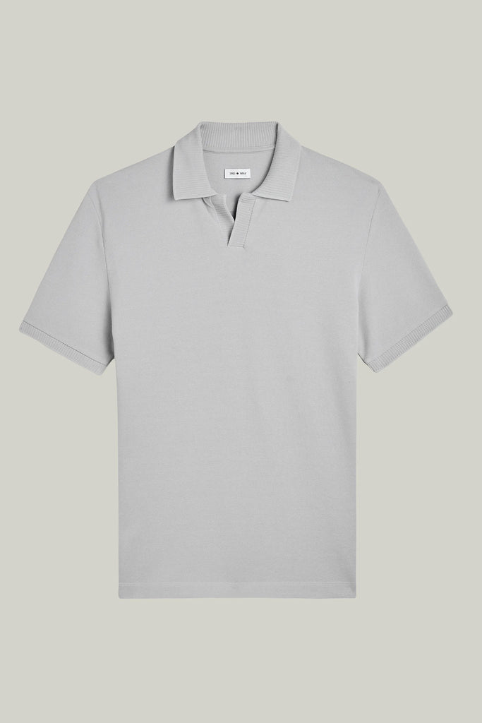 Polo-Shirt Kurzarm Pique Rippenkragen