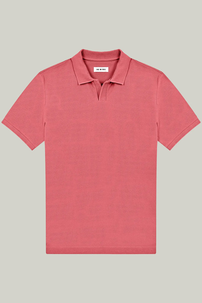 Polo-Shirt Kurzarm Pique Rippenkragen