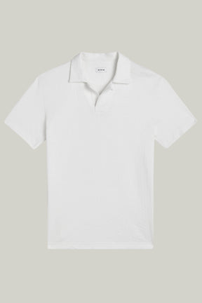 Polo-Shirt Kurzarm Jacquard Struktur