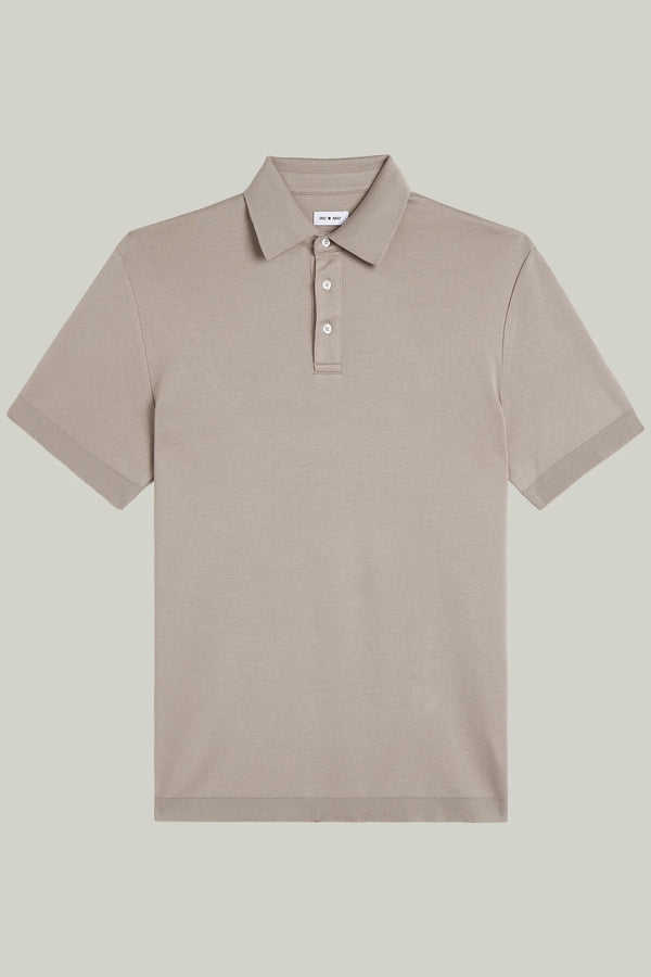 Polo-Shirt Kurzarm Pique Doubleface Sand#Farbe_Sand