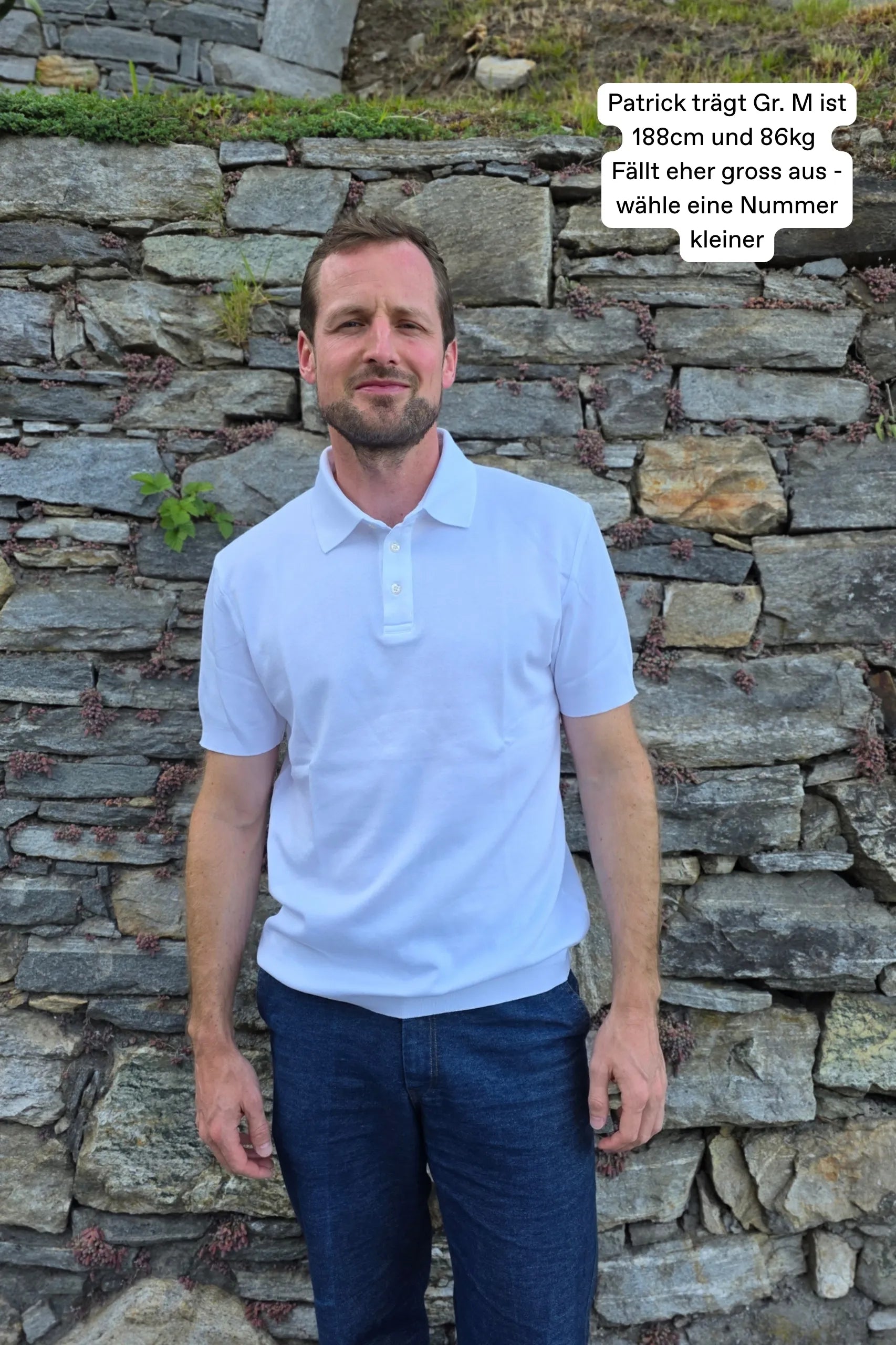 Polo-Shirt Kurzarm Pique Doubleface
