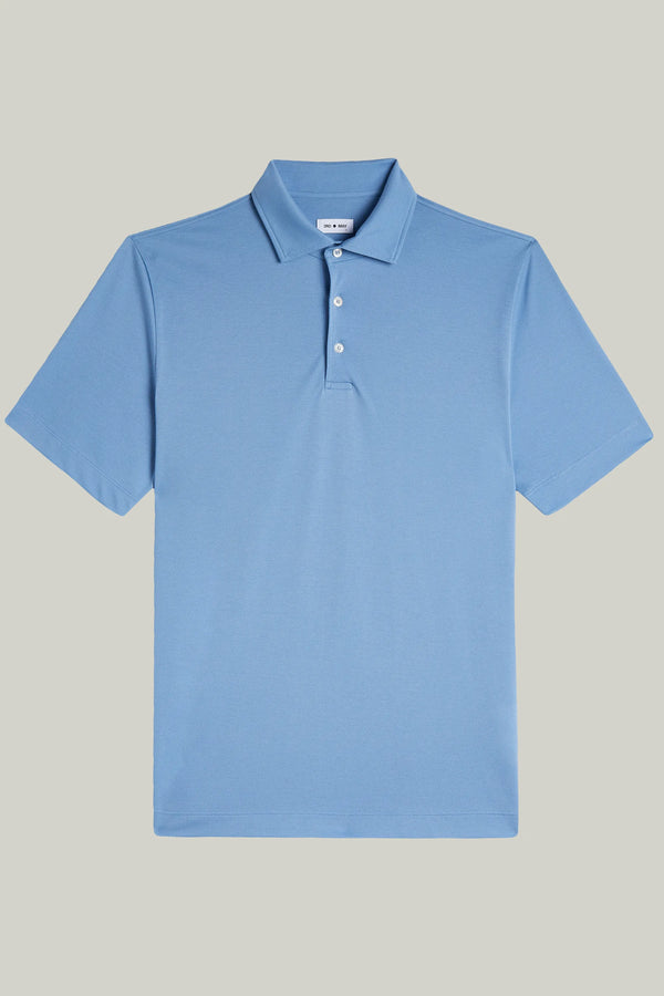 Polo-Shirt Kurzarm Pique Brilliant Light Blue#Farbe_Light Blue