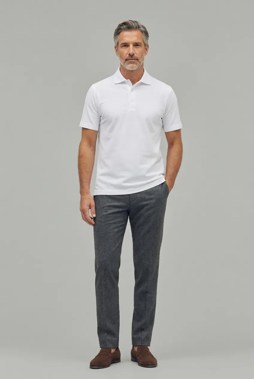 Polo-Shirt Kurzarm Piqué Brilliant