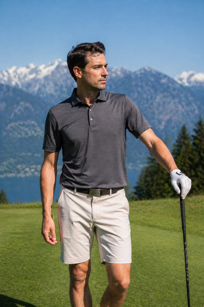 Polo-Shirt Kurzarm Luxe Wool