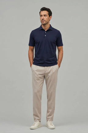 Polo-Shirt Kurzarm Luxe Wool