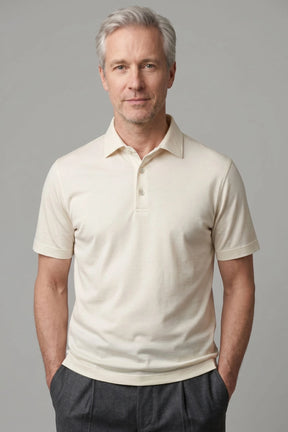 Polo-Shirt Kurzarm Luxe Wool