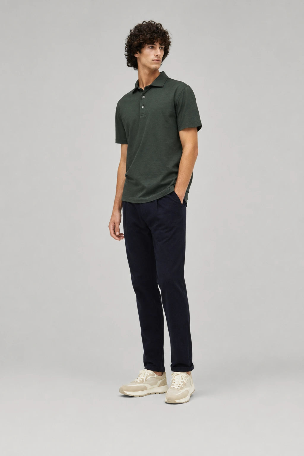 Polo-Shirt Kurzarm Luxe Wool