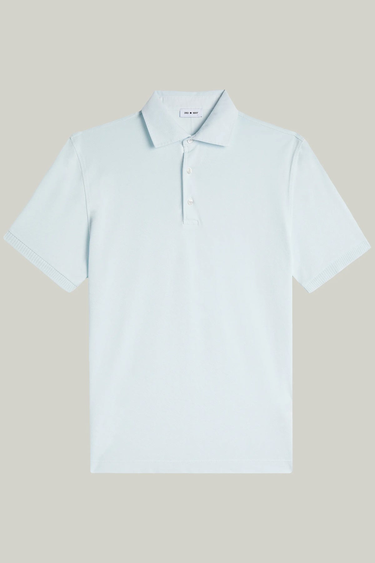 Polo-Shirt Kurzarm Pique Garment Dyed Ice Melt#Farbe_Ice Melt